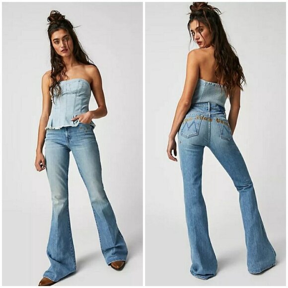 💕MOTHER SUPERIOR💕 MOTHER x BOWIE The Super Cruiser ~ The Jean Genie 30 NWT - Picture 5 of 17